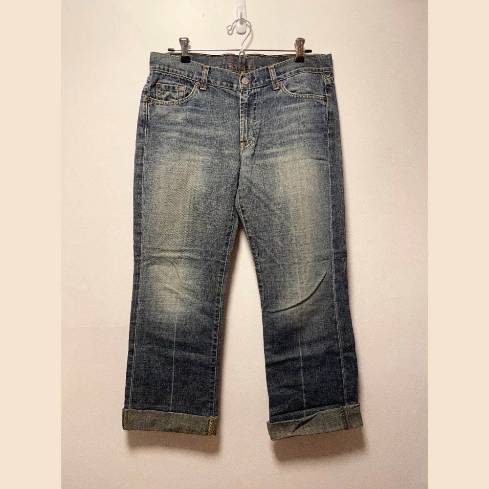Seven For All Mankind Cropped Jeans – Indigo